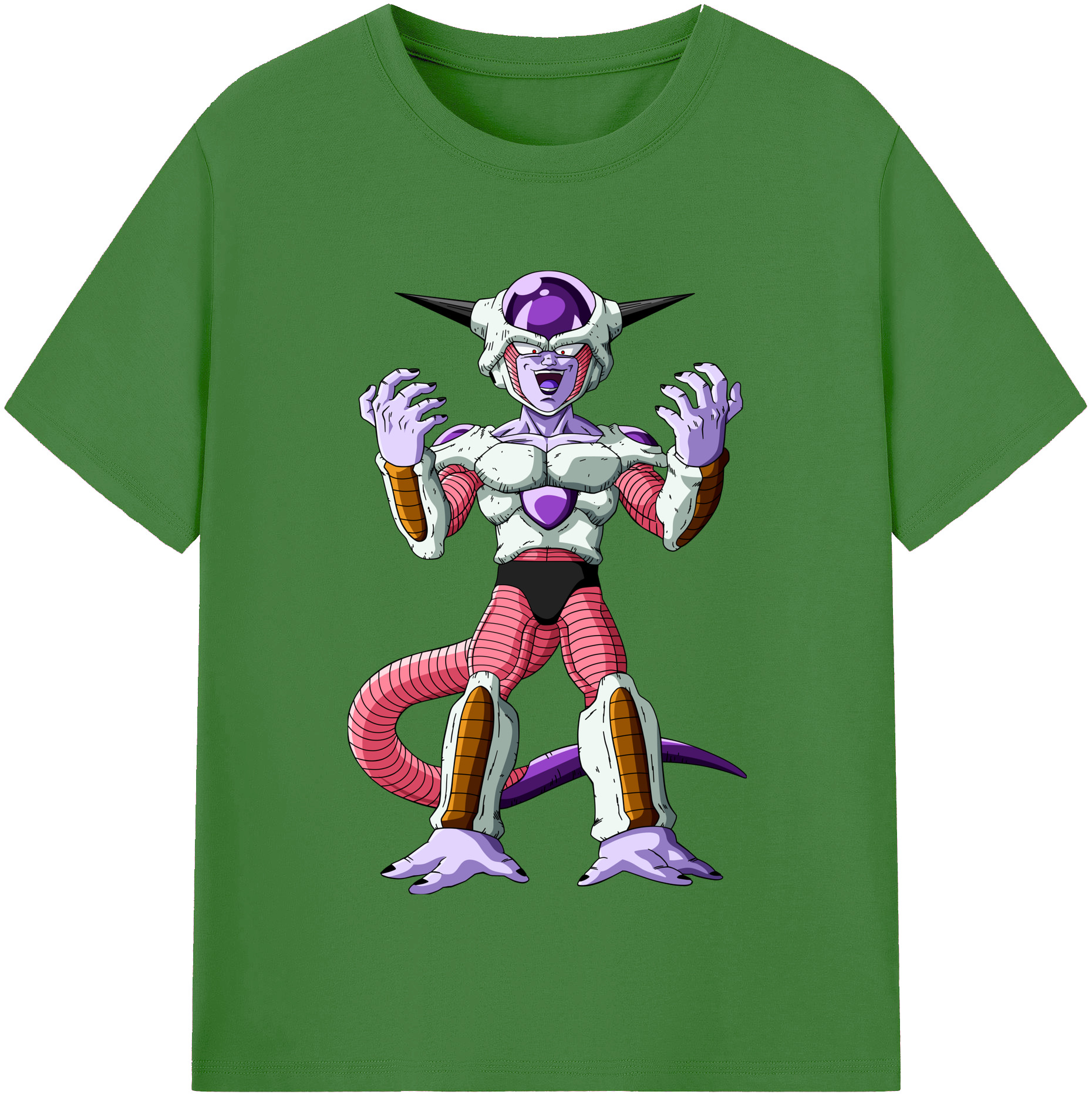 （画像用） ドラゴンボール フリーザ DRAGON BALL Frieza レディースカジュアルプリントTシャツ（綿100％）